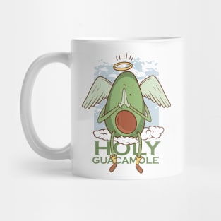 Funny Holy Guacamole Avocado Angel Mug